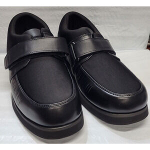 Apis Mt Emey Bunion Edema Shoes Men’s Size 11 D, 728 Black Leather/Lycra